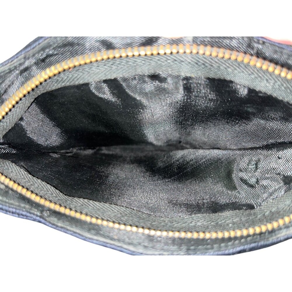 Vintage Cordé Black Corded Purse – Geometric Design – 1940s–1950s – Tiny Clutch - Picture 6 of 8